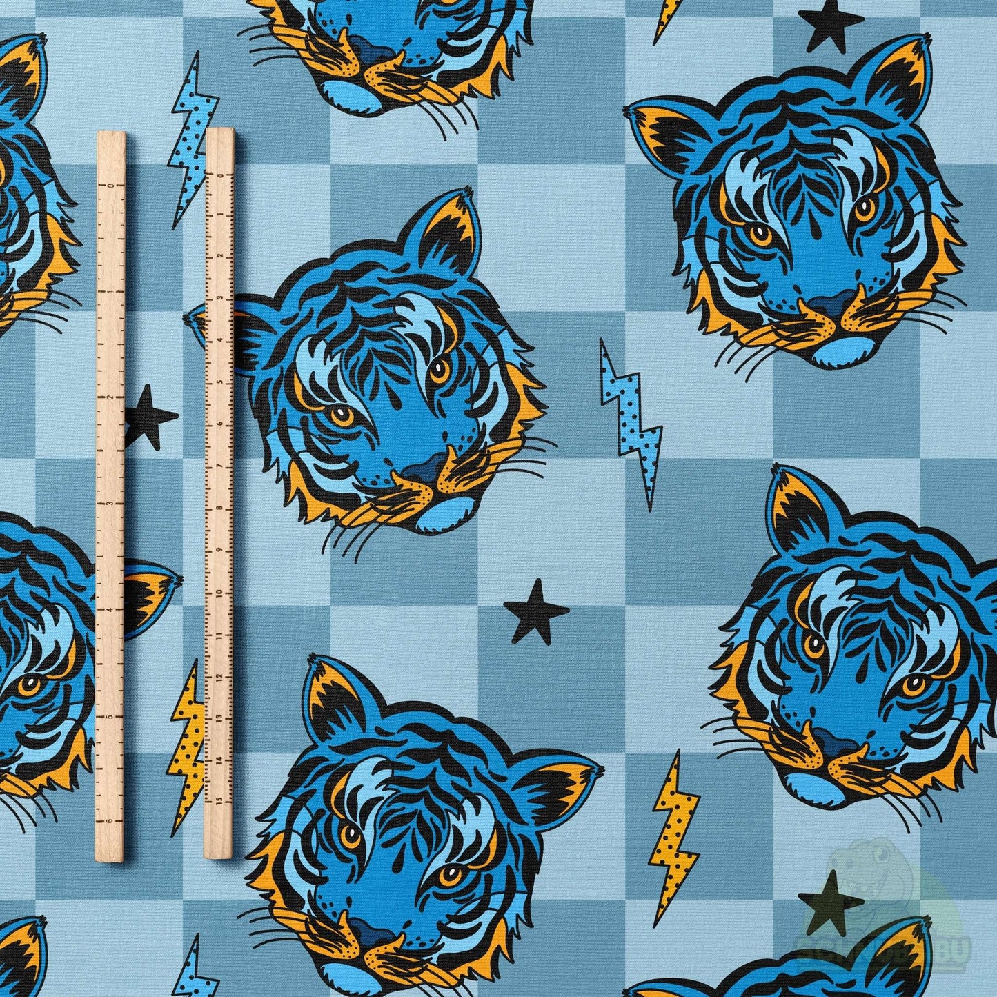 VB Jersey Stoff „ROAR Tiger“ - designt by Katzengold Designs | Schnubsibu OEKO-TEX® Standard 100