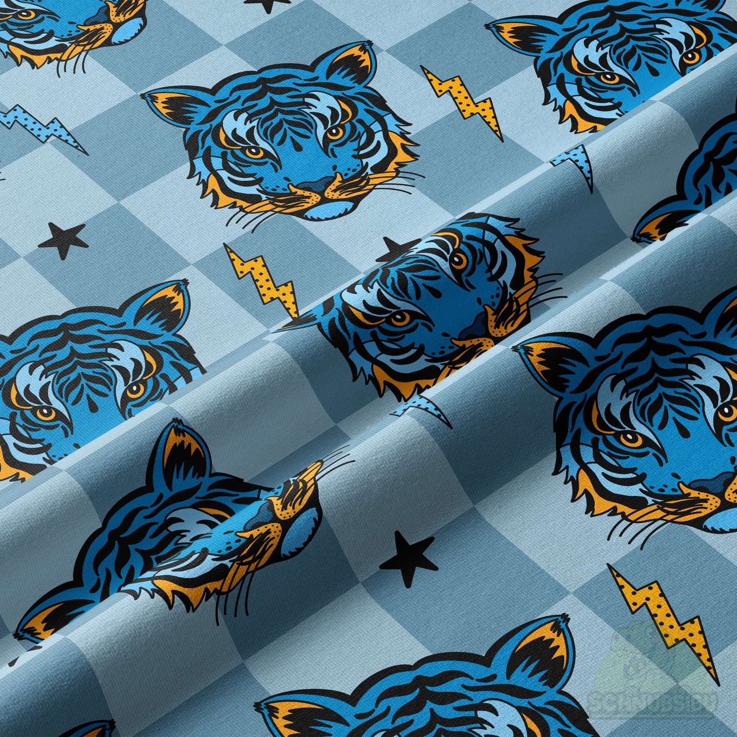 VB Jersey Stoff „ROAR Tiger“ - designt by Katzengold Designs | Schnubsibu OEKO-TEX® Standard 100