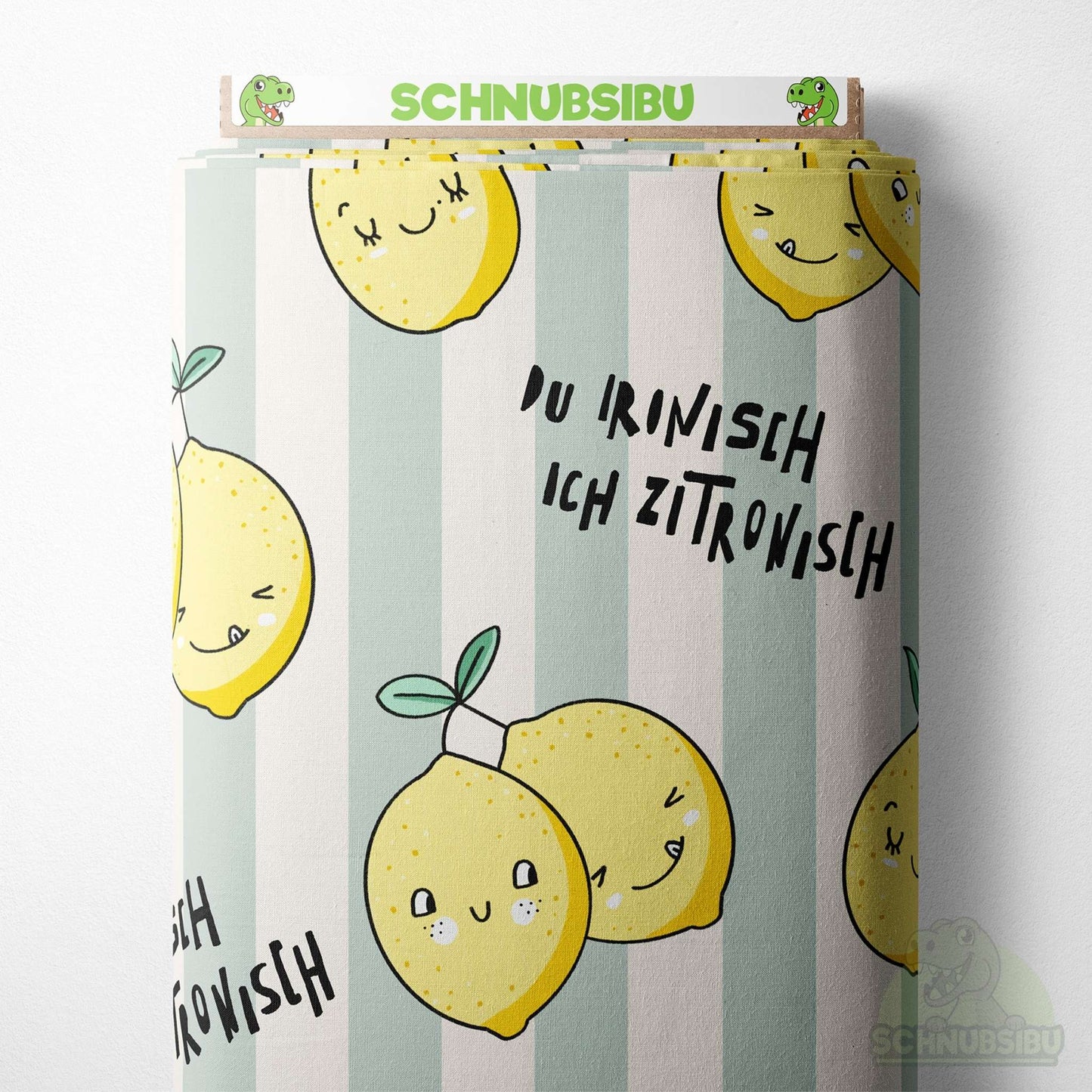 VB Jersey Stoff „Zitronisch“ - designt by Katzengold Designs | Schnubsibu OEKO-TEX® Standard 100