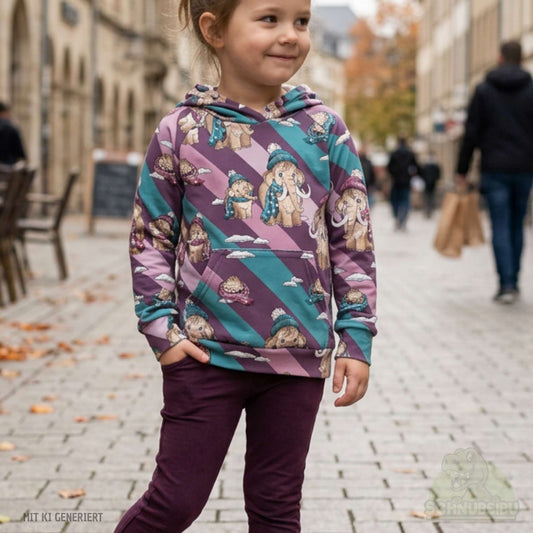 [VB 01.09.] Stoff Mammut-Bande rosa