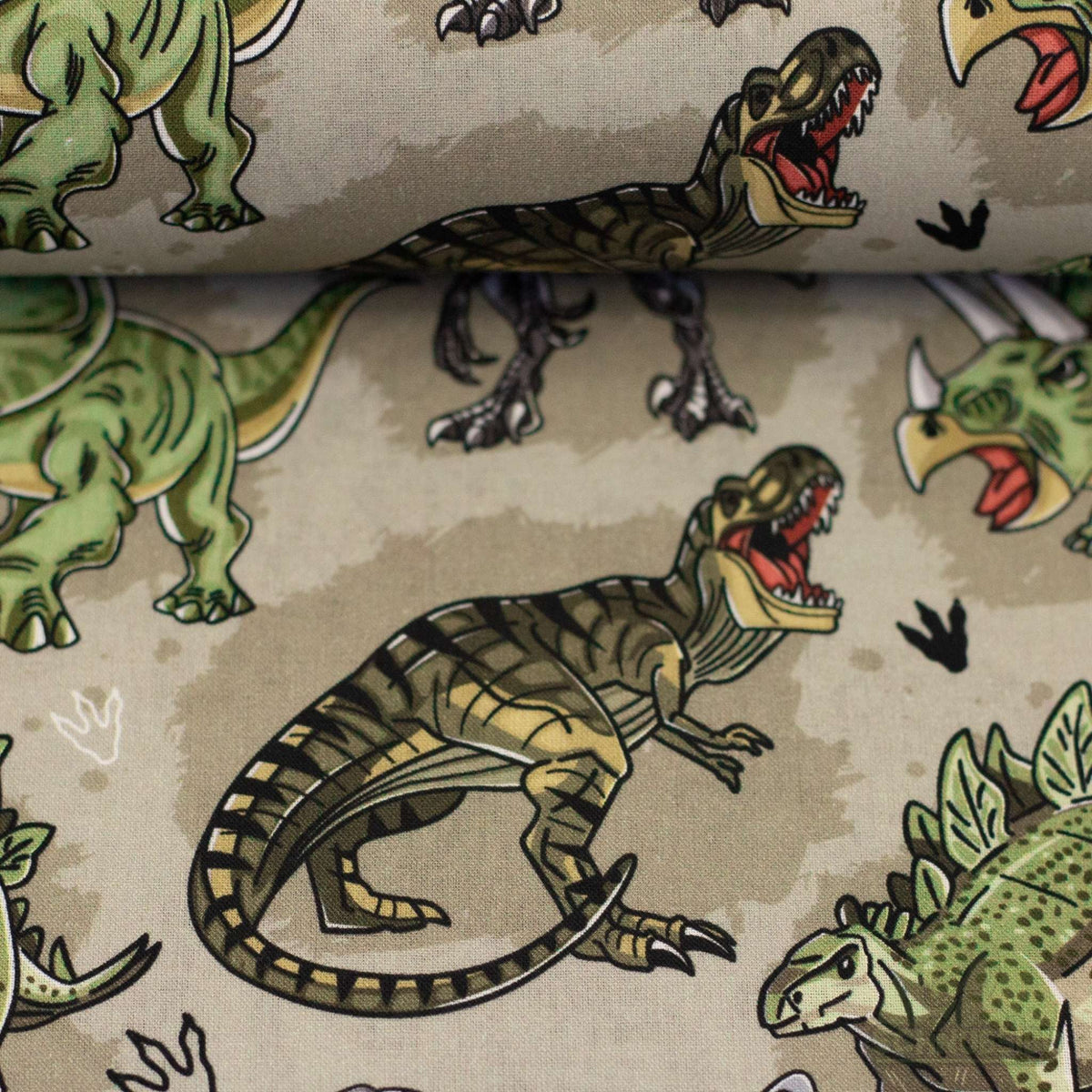 Stoff Dinos – Baumwollstoff