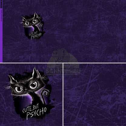 Panel Cute but Psycho – French Terry