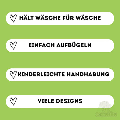 Bügel-Label "No Drama" – schnelle Akzente für Kleidung & Accessoires | Schnubsibu