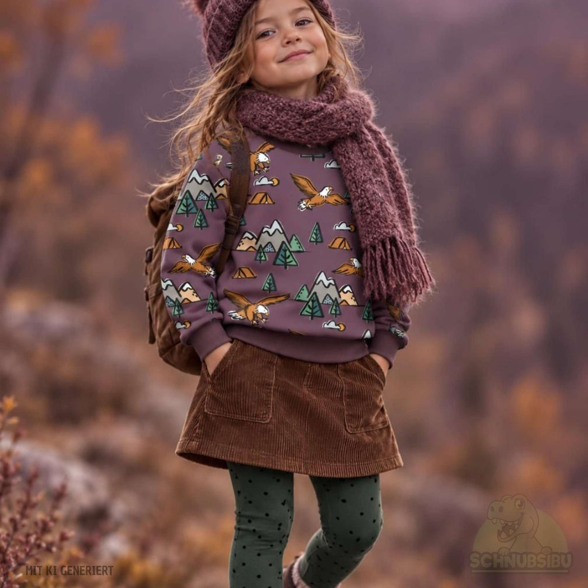 [VB 15.09.] Stoff Mountain Parts lila