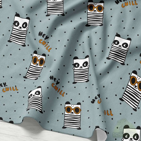 [VB 15.09.] Stoff Panda Chill Punkte