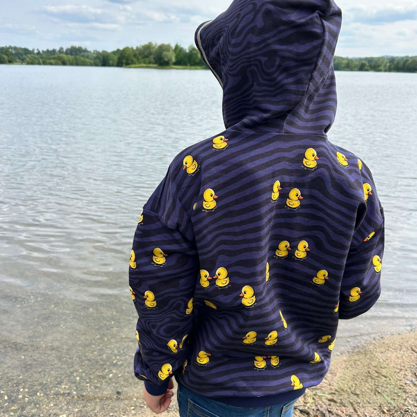 French Terry Stoff „What the Duck Kombi“ – Stoff designt by Thorsten Berger | Swafing OEKO-TEX® Standard 100