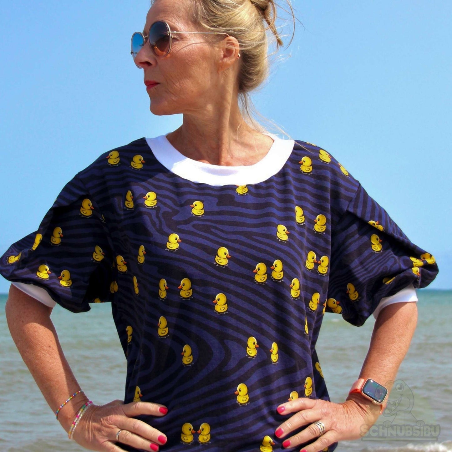 French Terry Stoff „What the Duck Kombi“ – Stoff designt by Thorsten Berger | Swafing OEKO-TEX® Standard 100