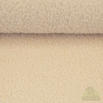 Stoff Teddy naturweiß – Teddyboucle Fleece
