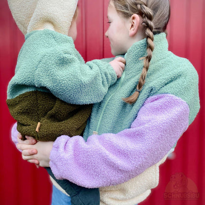 Stoff Teddy naturweiß – Teddyboucle Fleece