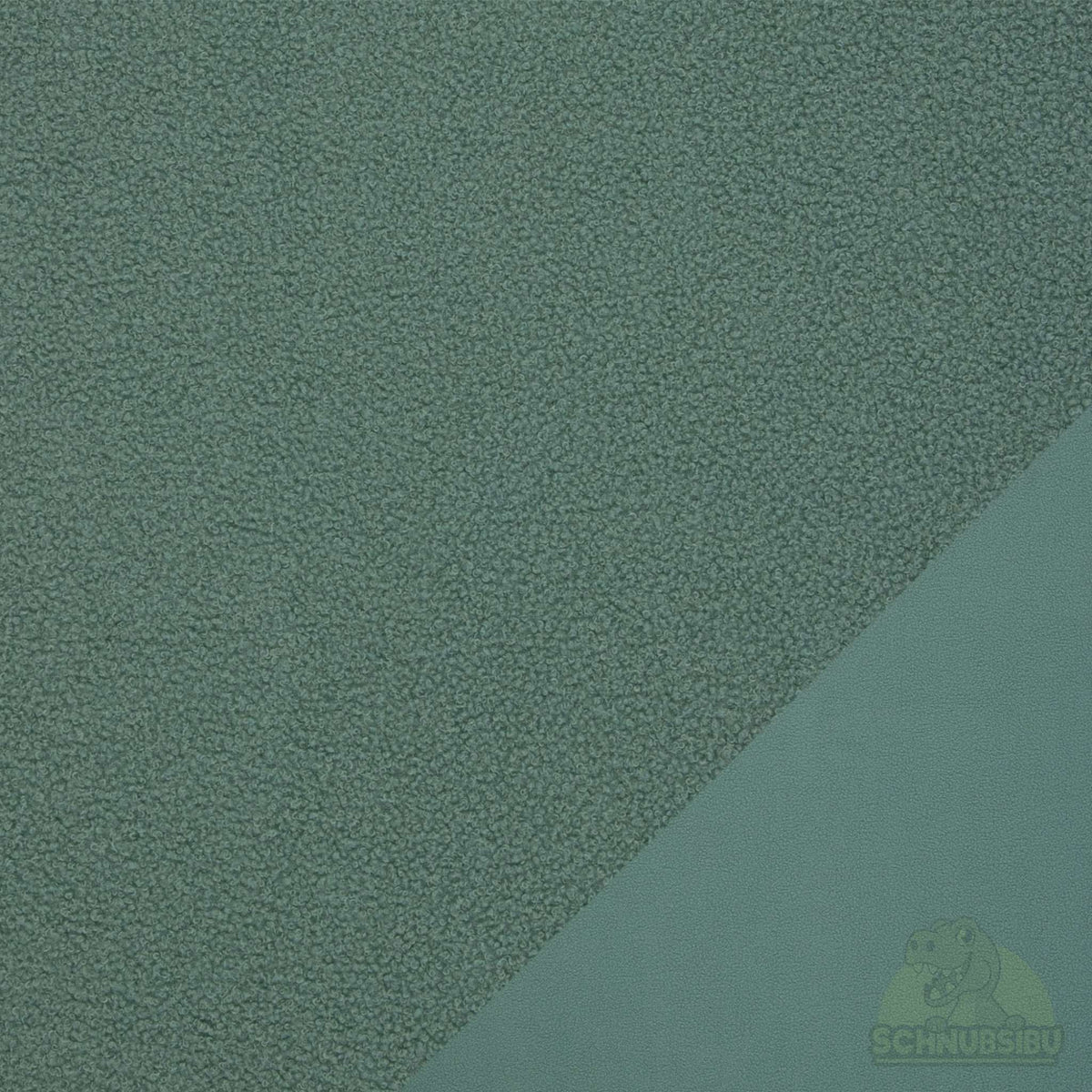 Stoff Teddy salbeigrün – Teddyboucle Fleece