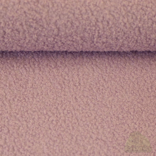 Stoff Teddy rosa – Teddyboucle Fleece