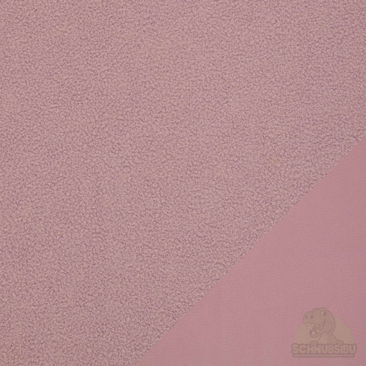 Stoff Teddy rosa – Teddyboucle Fleece