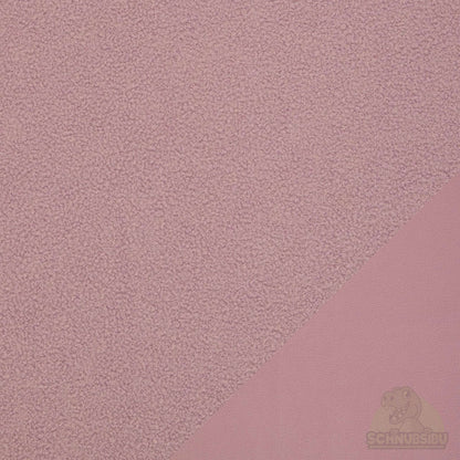 Stoff Teddy rosa – Teddyboucle Fleece