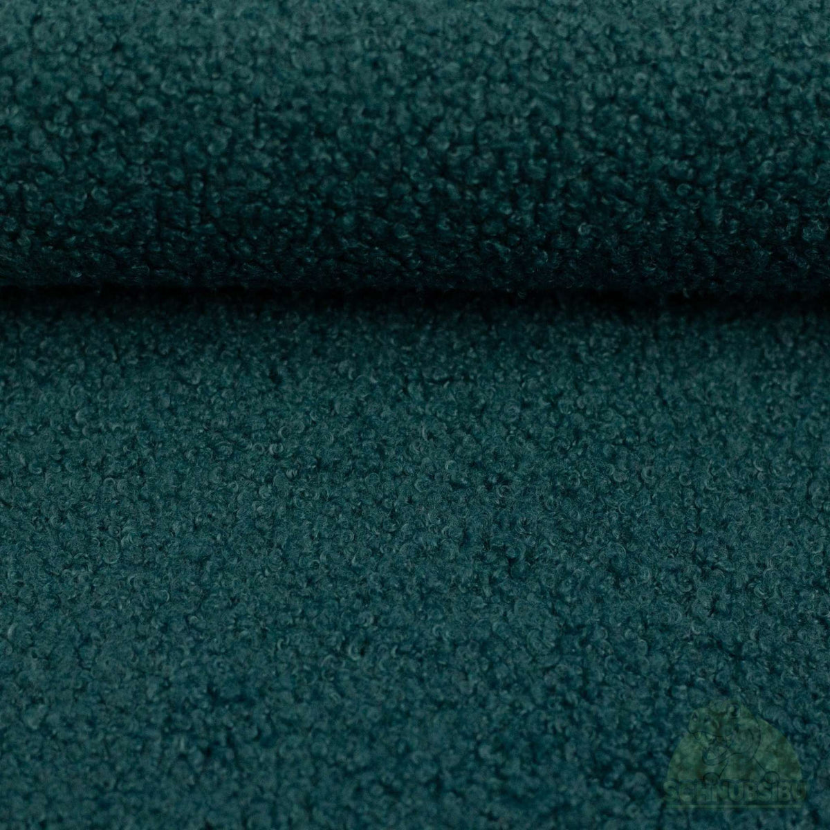 Stoff Teddy petrol – Teddyboucle Fleece