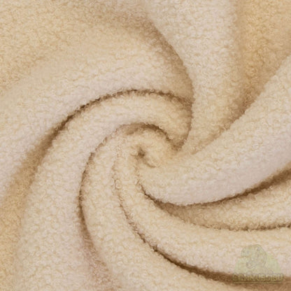 Stoff Teddy naturweiß – Teddyboucle Fleece