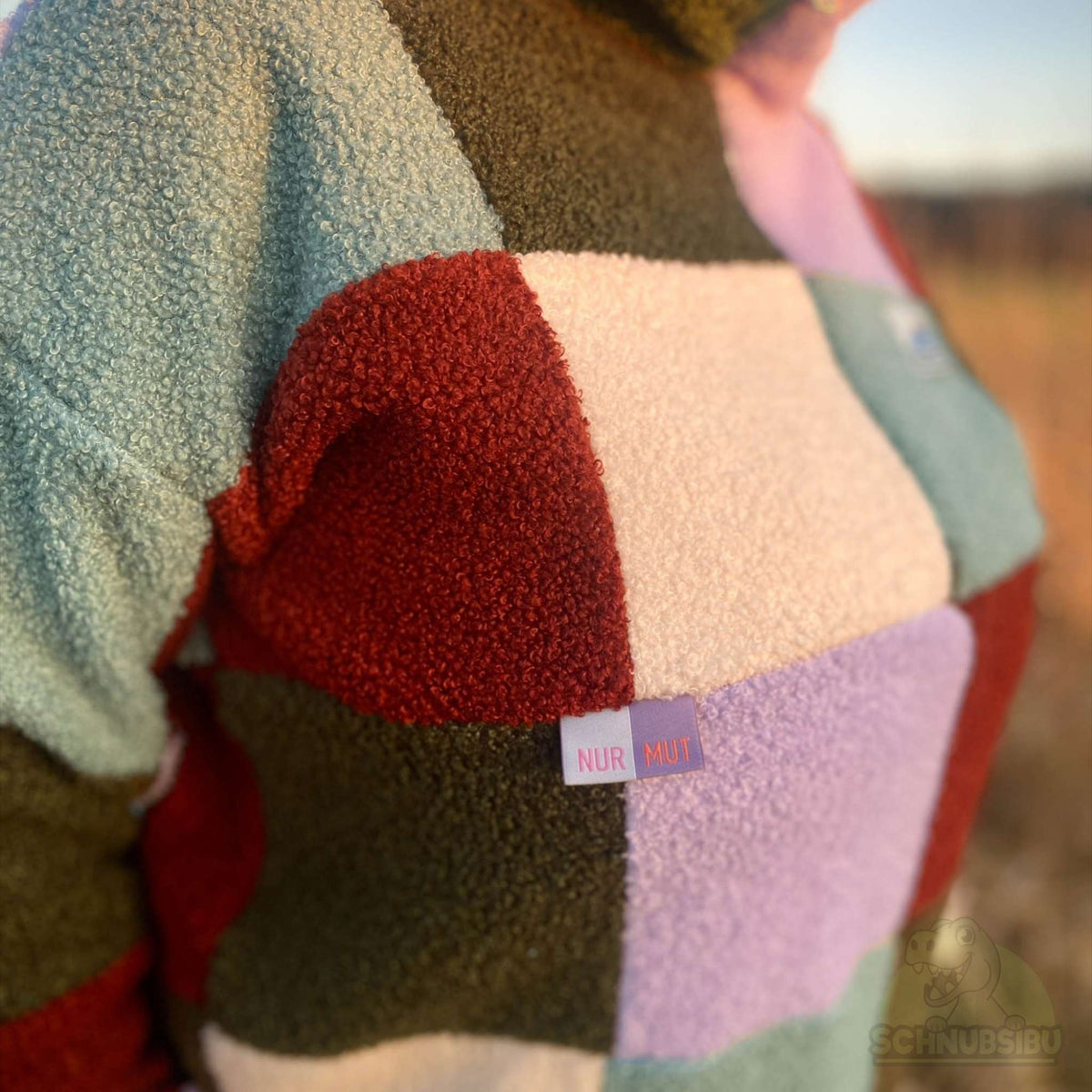 Stoff Teddy naturweiß – Teddyboucle Fleece