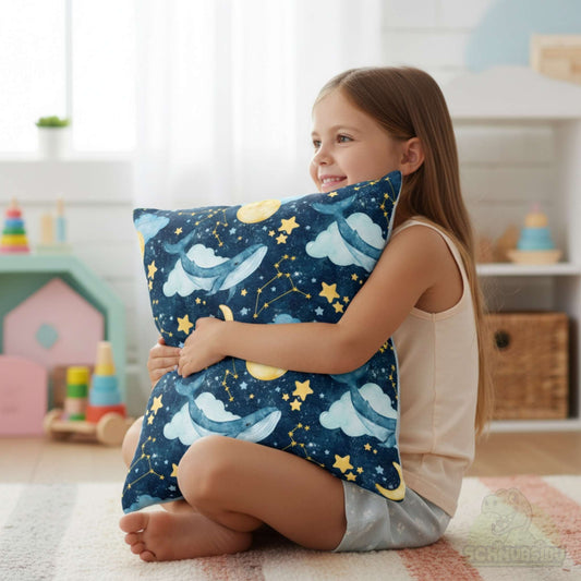 Jersey Stoff „Traumwale“ – Traumhafter Jersey mit Walmotiv | Schnubsibu  OEKO-TEX® Standard 100