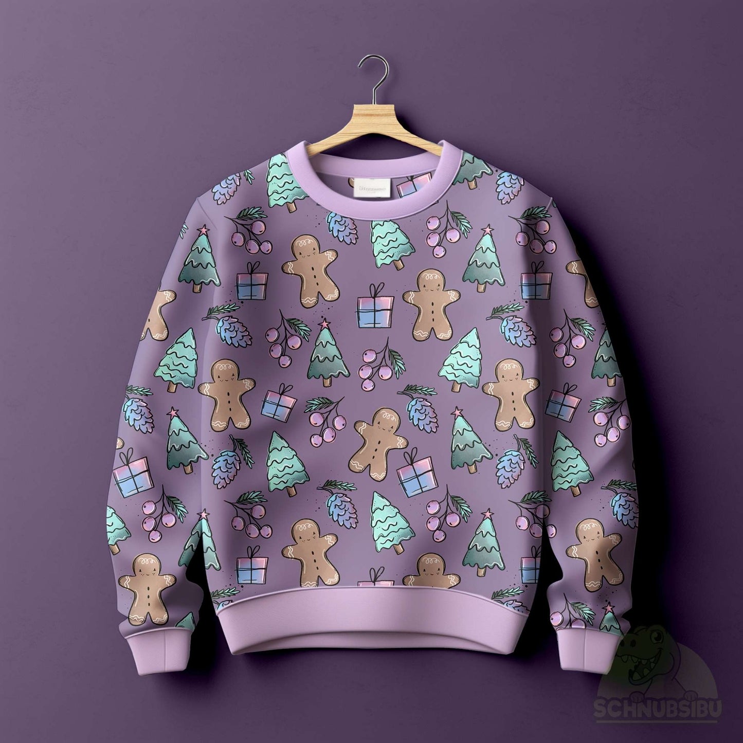 VB Stoff „Winterlies lila“ - designt by Katzengold Designs | Schnubsibu OEKO-TEX® Standard 100