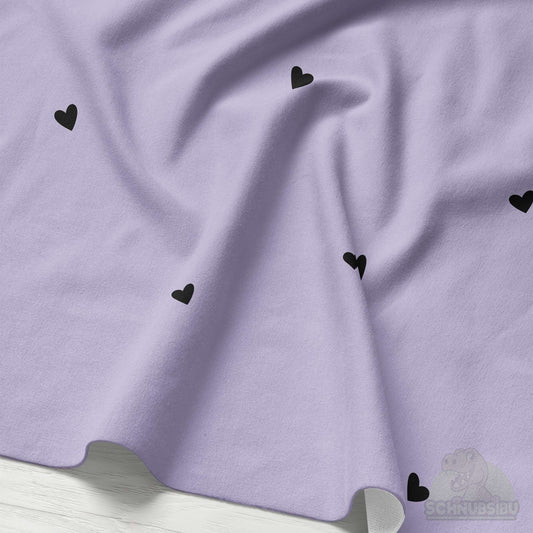 VB Stoff „Rehlina Kombi lila“ - designt by Katzengold Designs | Schnubsibu OEKO-TEX® Standard 100
