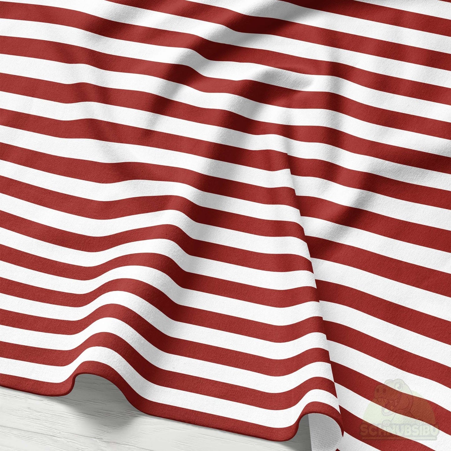 VB Stoff „Streifen rot-weiß“ - designt by Katzengold Designs | Schnubsibu OEKO-TEX® Standard 100