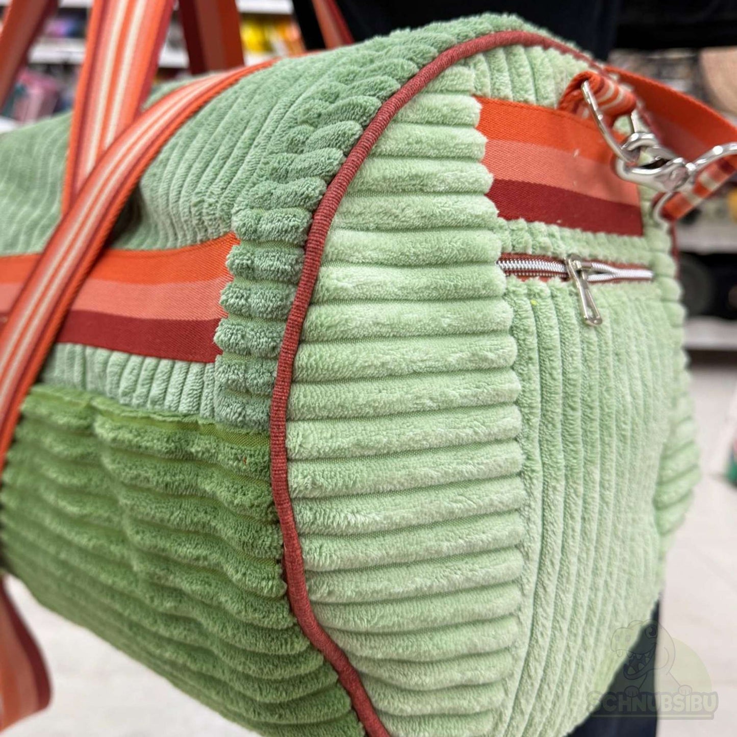 Stoff Wanja hellmint 260 - Cord Samt