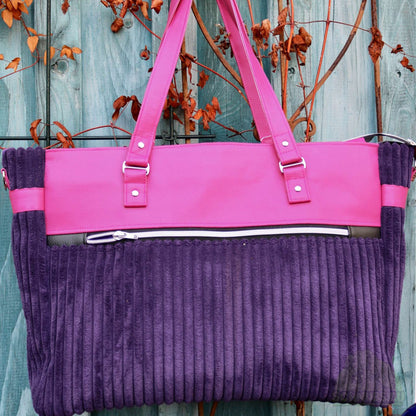 Stoff Wanja lila 647 - Cord Samt