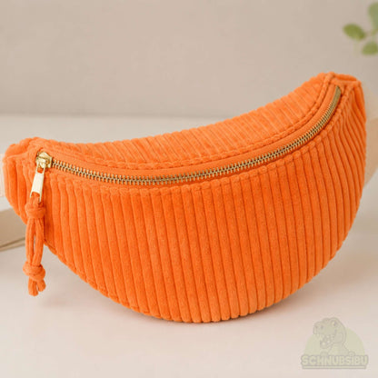Stoff Wanja hellorange 636 - Cord Samt