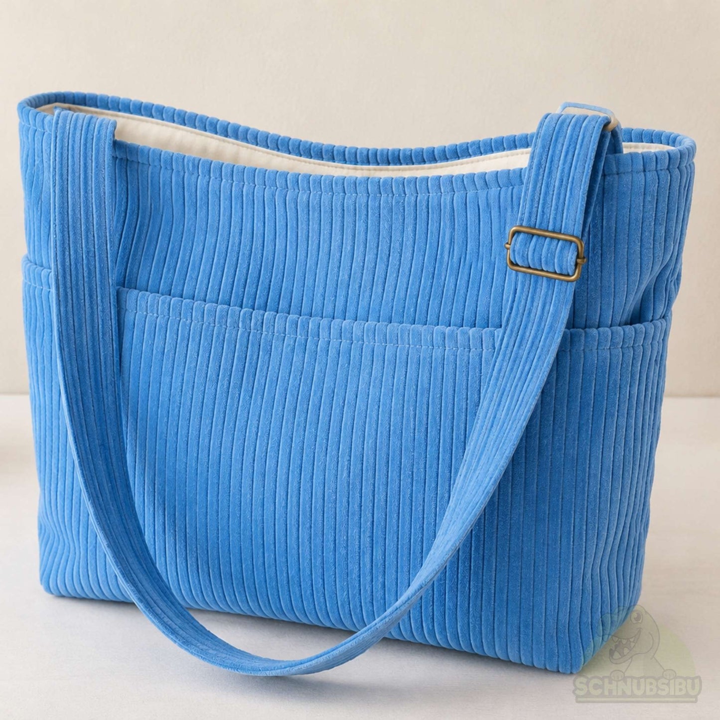 Stoff Wanja hellblau 842 - Cord Samt