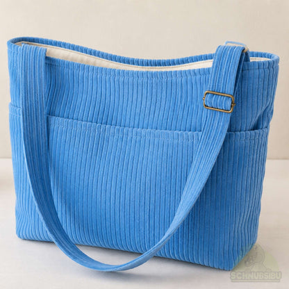 Stoff Wanja hellblau 842 - Cord Samt