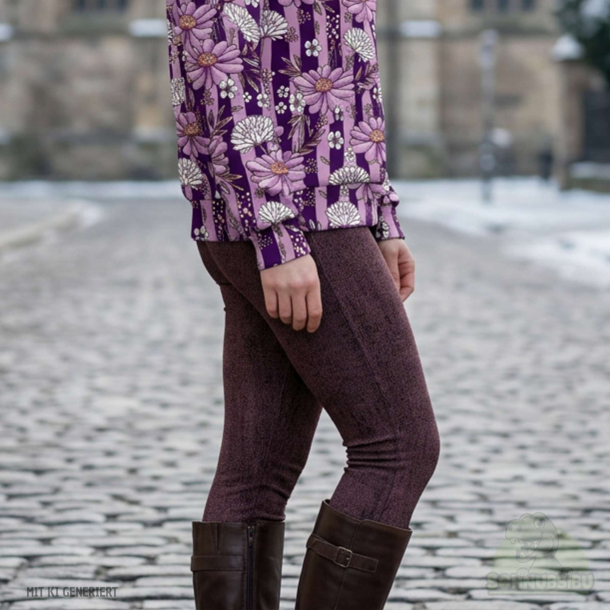[VB 01.09.] Stoff Denim dunkel-rosa