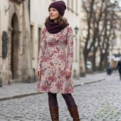 [VB 01.09.] Stoff Wiesenherbst rosa