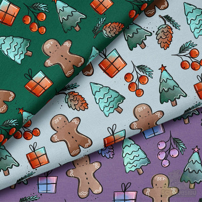 [VB 01.08.] Stoff Winterlies grün
