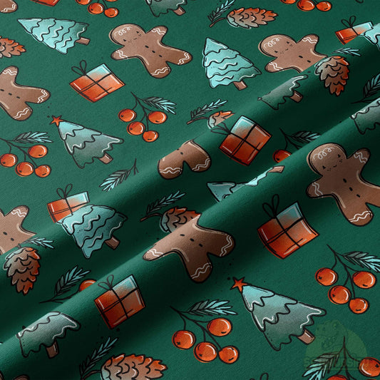 [VB 01.08.] Stoff Winterlies grün