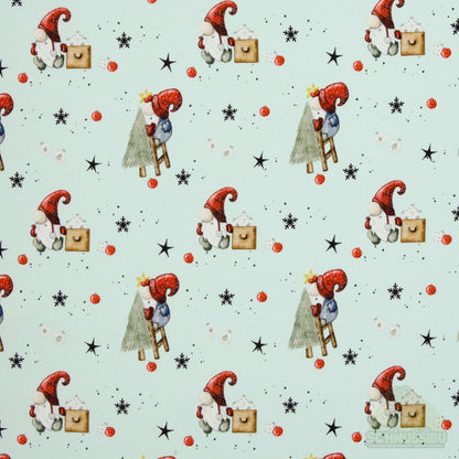 Stoff Winterwonderland – Sweat angeraut