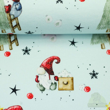 Stoff Winterwonderland – Sweat angeraut