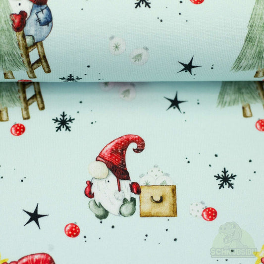 Stoff Winterwonderland – Sweat angeraut