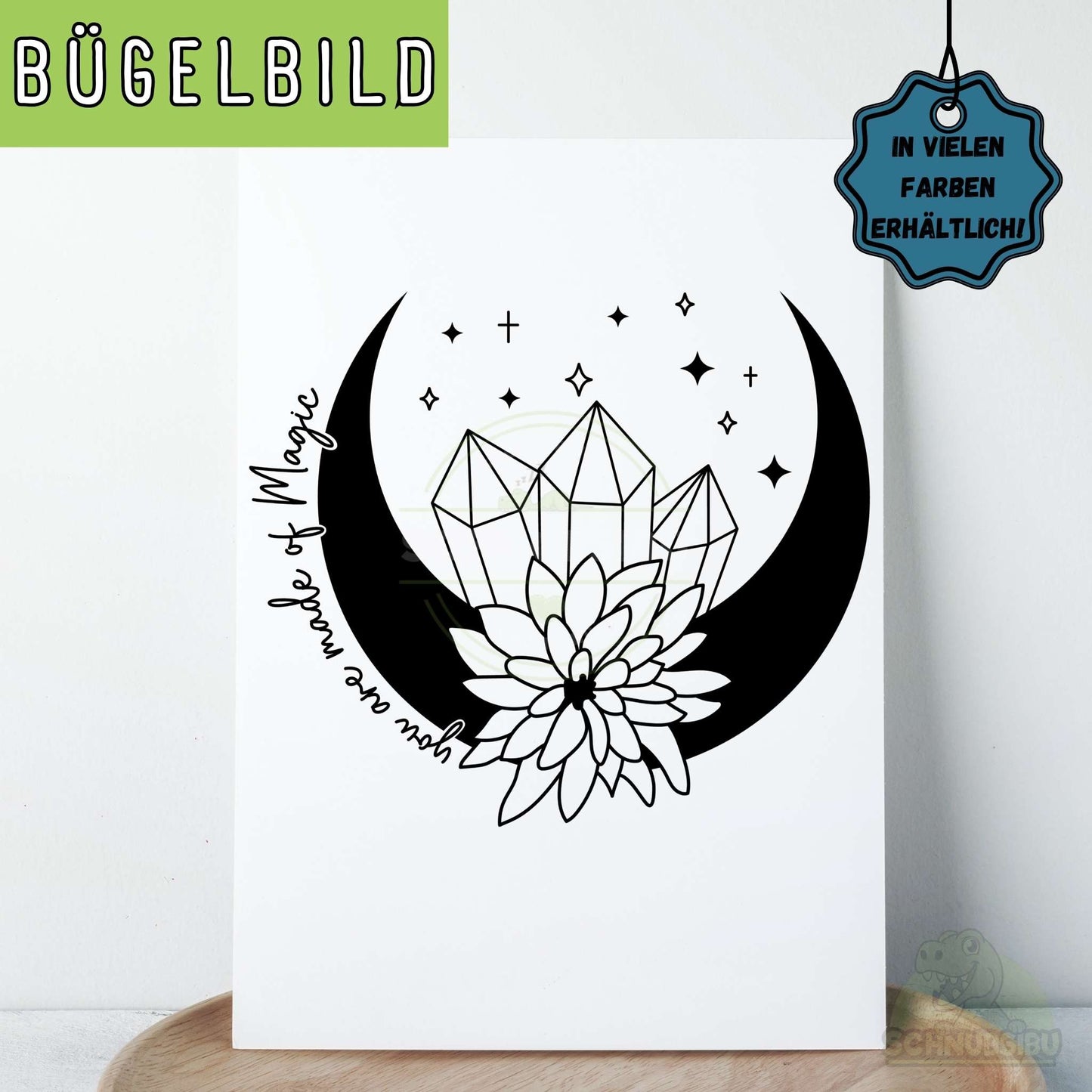 Bügelbild „Magic" – minimalistisches Design für deine DIY-Projekte | Schnubsibu