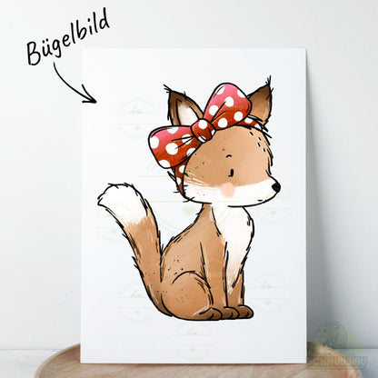 Bügelbild „Herbstfuchs" – süßes Motiv zum Verlieben | Schnubsibu
