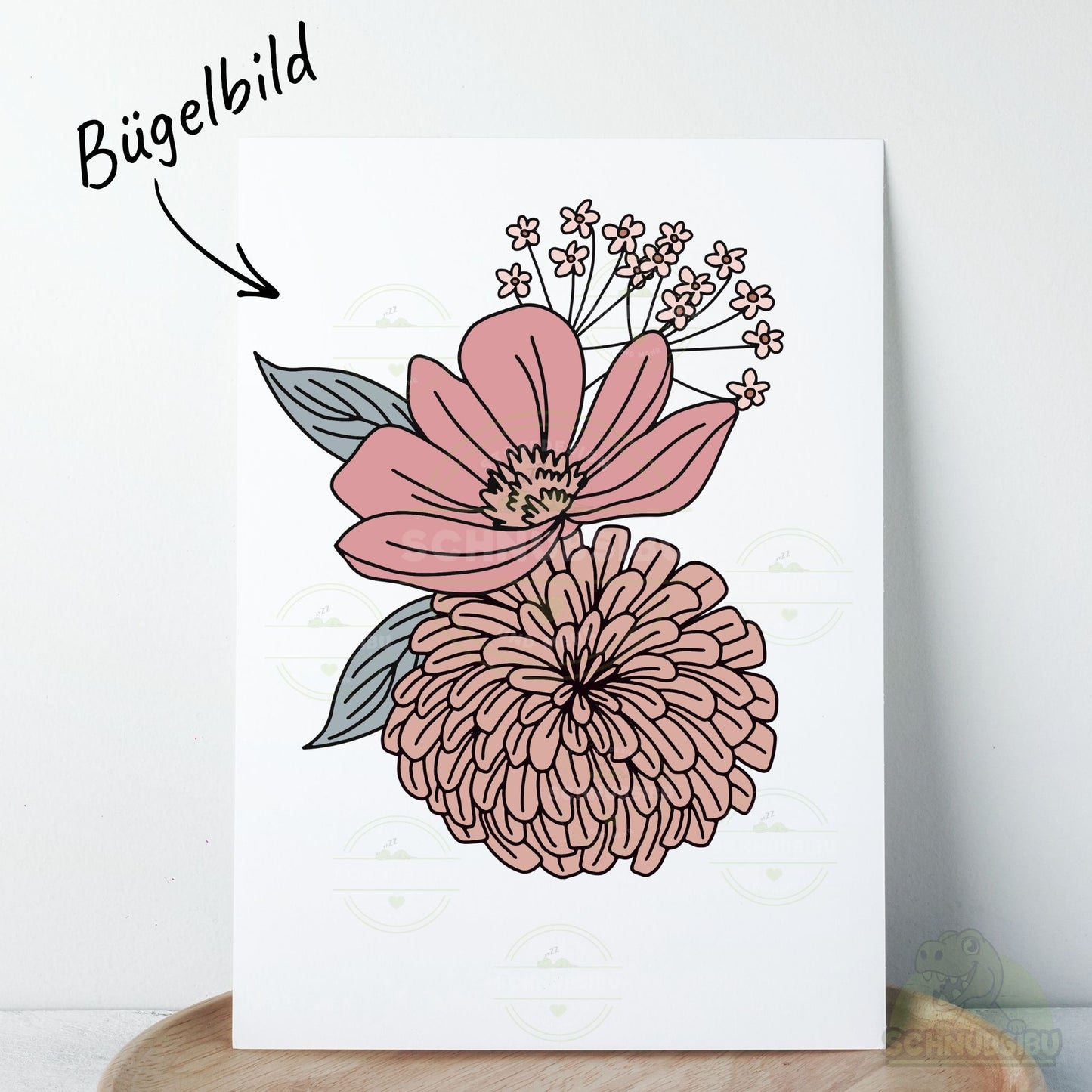 Bügelbild „Herbstblümchen 5" – Motiv zum Verlieben | Schnubsibu