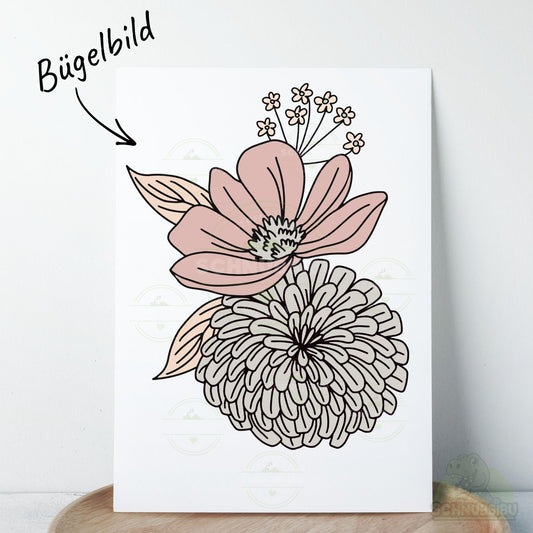 Bügelbild „Herbstblümchen 6" – Motiv zum Verlieben | Schnubsibu