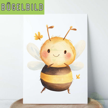 Bügelbild „Betty Bienchens große Schwester Elly" – niedliche Biene für dein DIY | Schnubsibu