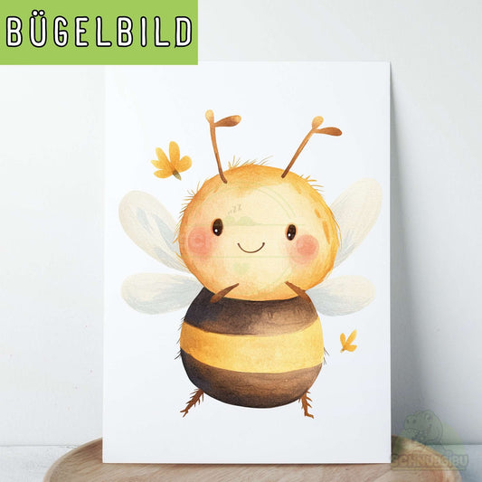 Bügelbild „Betty Bienchens große Schwester Elly" – niedliche Biene für dein DIY | Schnubsibu