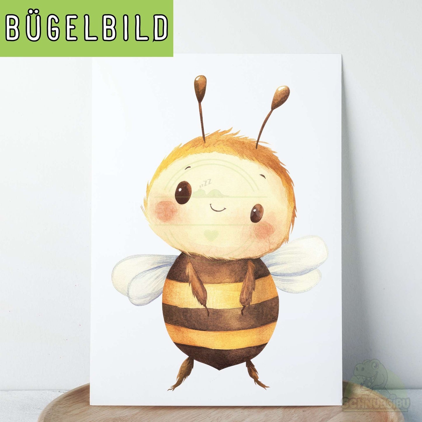 Bügelbild „Betty Bienchen" – niedliche Biene für dein DIY | Schnubsibu