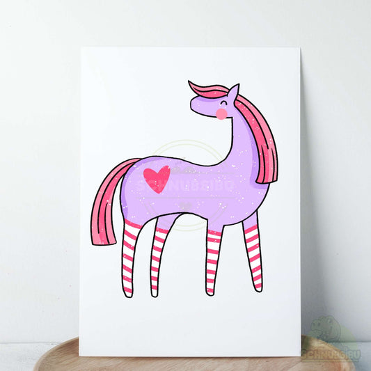 Bügelbild „Bunter Tag Einhorn" – süßes Sommermotiv | Schnubsibu