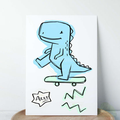 Bügelbild „Dino Parts" – cooles Dinomotiv | Schnubsibu