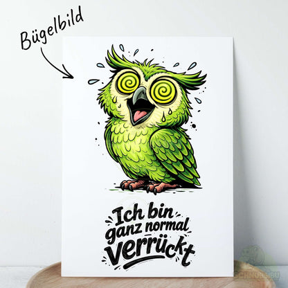 Bügelbild „Eulala" – aus der Tierisch ehrlich Kollektion | Schnubsibu