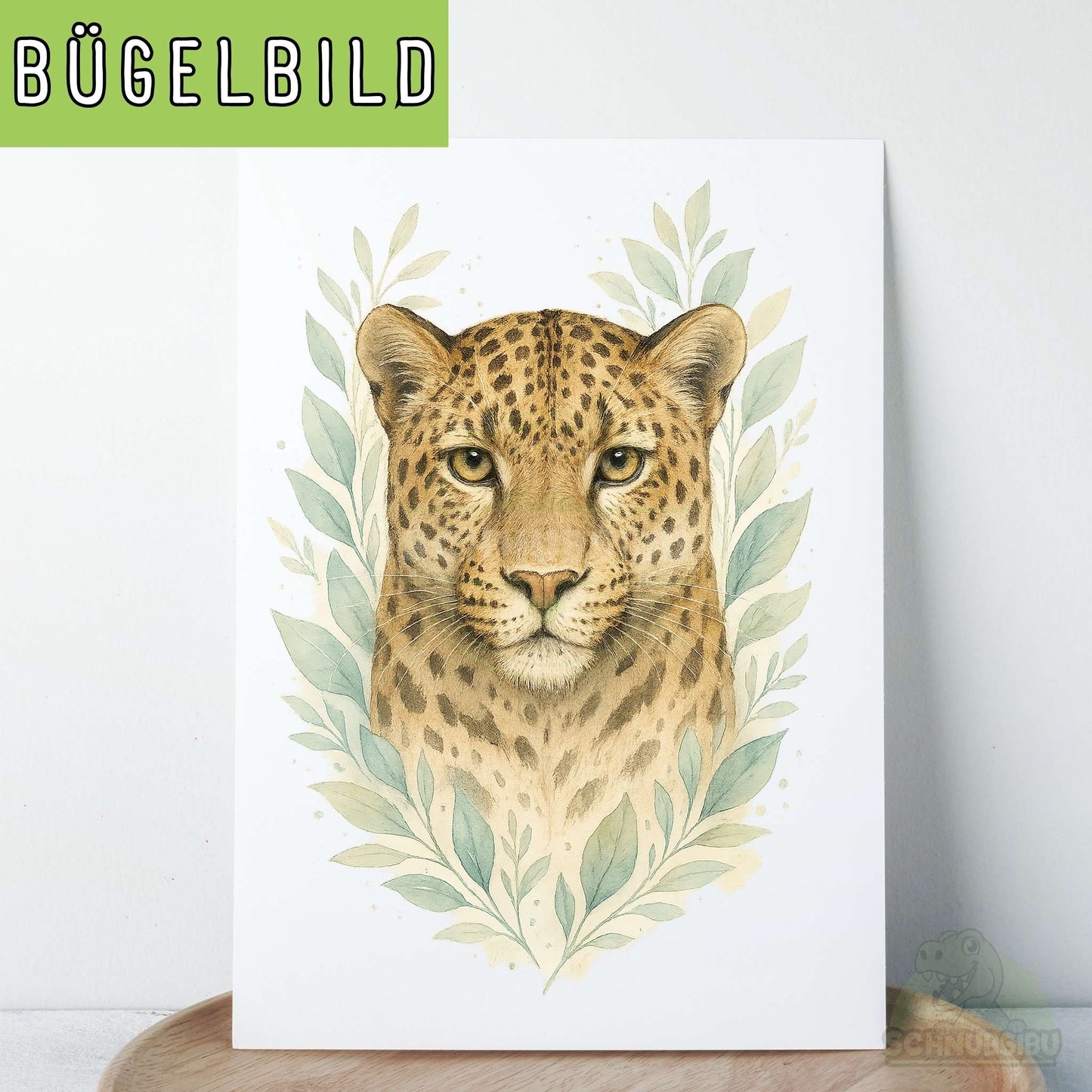 Bügelbild „Spring Wildlife - Gepard" – wilde Tierporträts mit natürlicher Eleganz | Schnubsibu