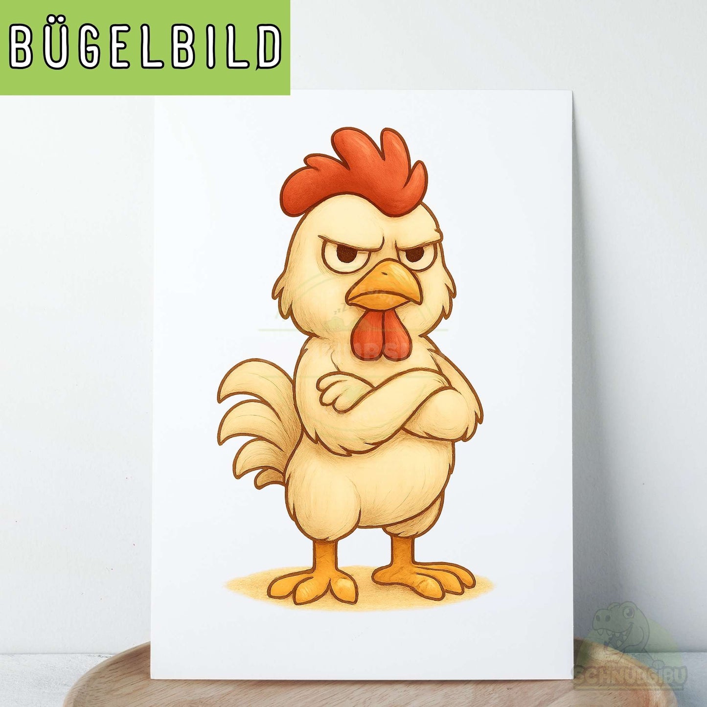 schnubsibu- schnubsibu-titelbild-buegelbildw-grumpy-hahn -