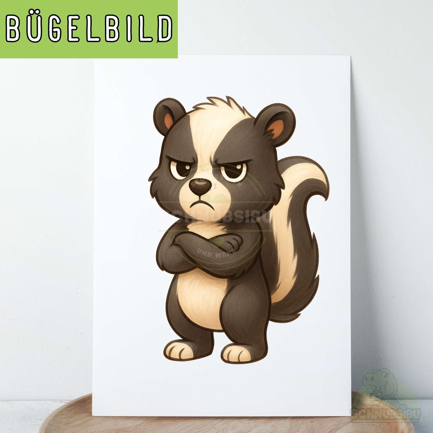 schnubsibu- schnubsibu-titelbild-buegelbildw-grumpy-stinktier -