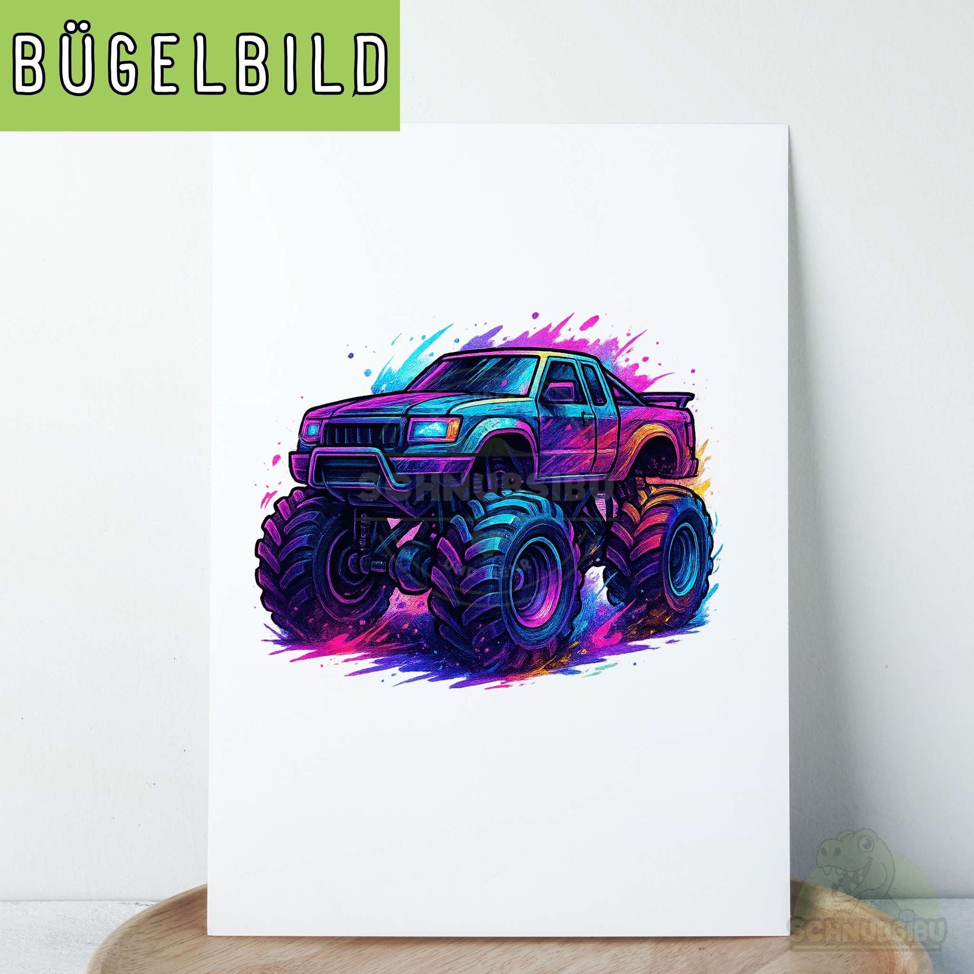 schnubsibu- schnubsibu-titelbild-buegelbildw-monstertruck-lila -